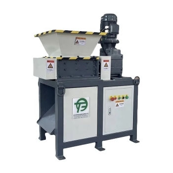 DMInteract DMFTS-300 3Kw Mini Double Shaft Plastic / Wood / Rubber / Paper / Metal Garbage Scrap Recycling Shredder