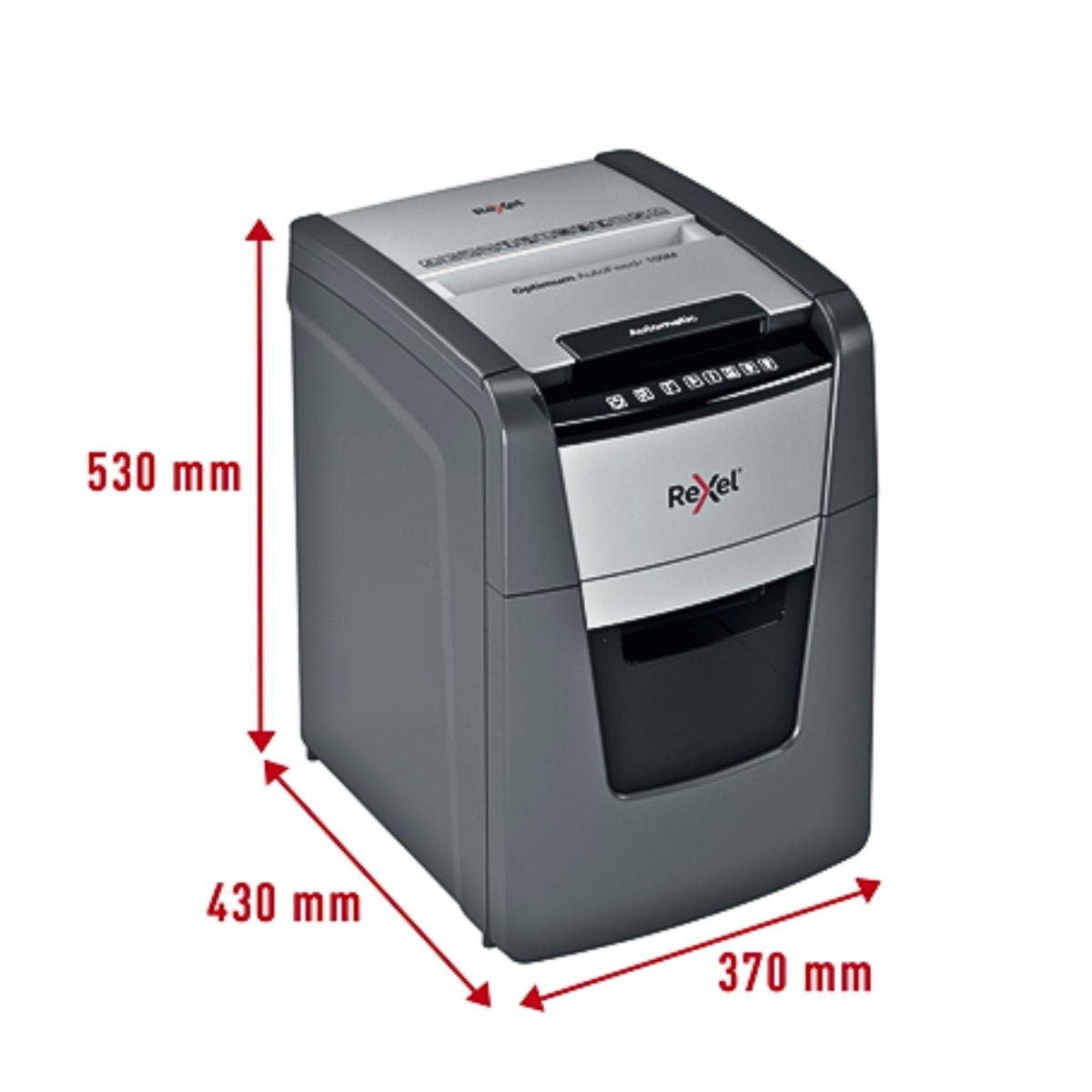 Rexel Optimum AutoFeed+ 100M Automatic Micro Cut Paper Shredder P5