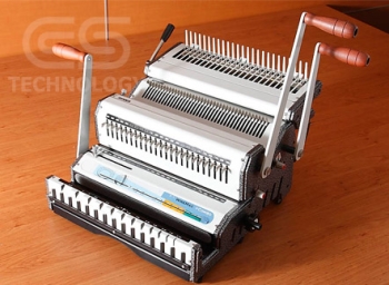 CSTek DMC-21R DuoMac Manual Plastic Comb & Wire Binding Machine